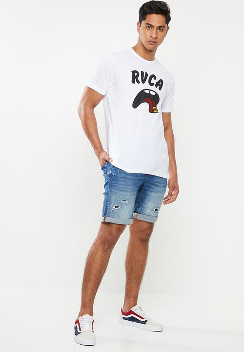 RVCA - Drop out short sleeve tee - white