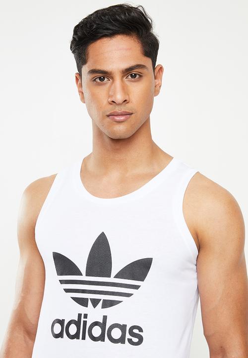 adidas Originals - Trefoil tank - white & black 