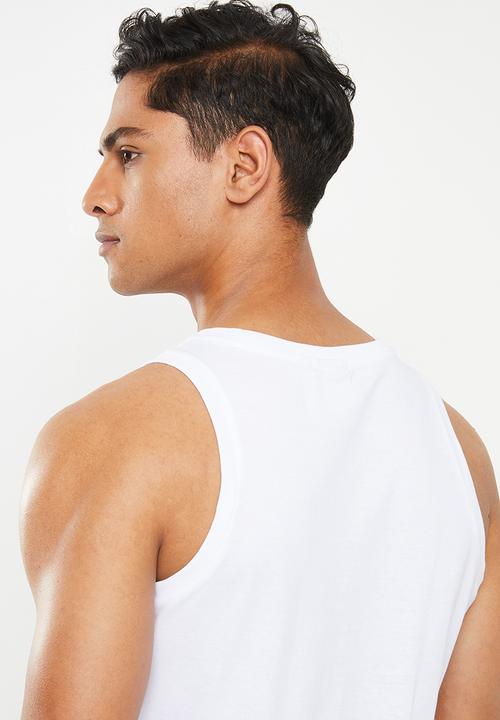 adidas Originals - Trefoil tank - white & black 