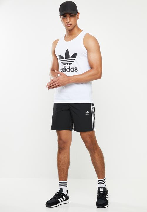 adidas Originals - Trefoil tank - white & black 