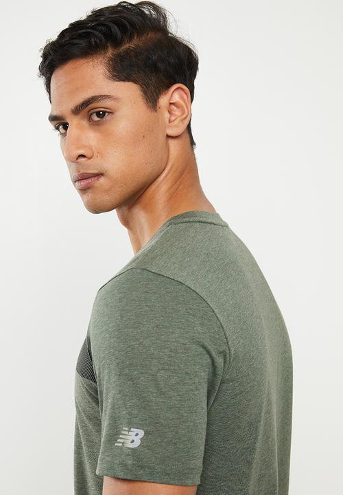 New Balance  - Tenacity heather print - green