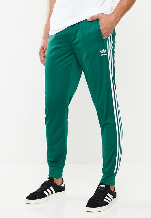 sst track pants adidas green