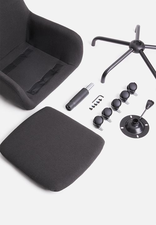 Basics - Anna office chair - black
