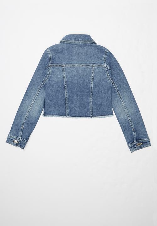 Levi’s® - Levi cropped trucker jacket - blue