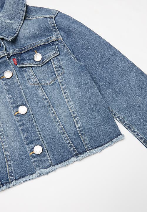 Levi’s® - Levi cropped trucker jacket - blue