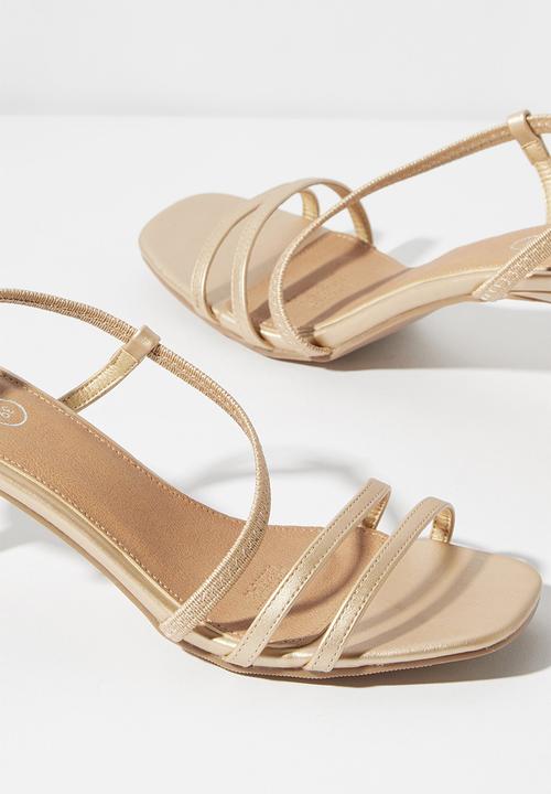 Cotton On - Lara strappy stilletto - gold