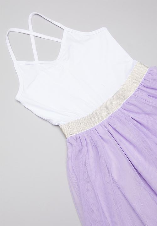 Pop Candy - Tutu dress - white & purple
