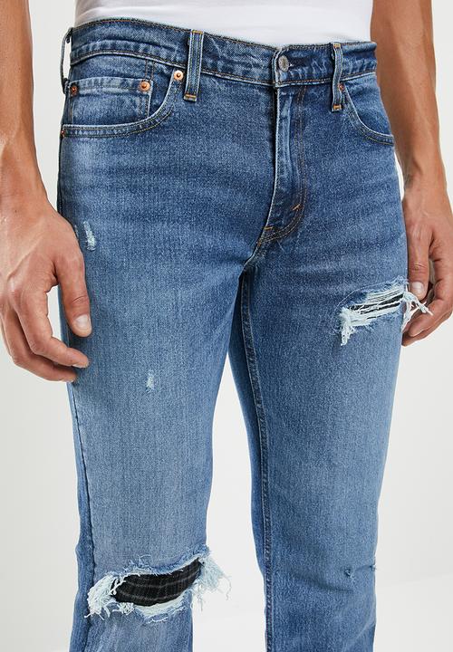 Levi’s® - 511 Slim fit sinaloa flannel jeans - blue
