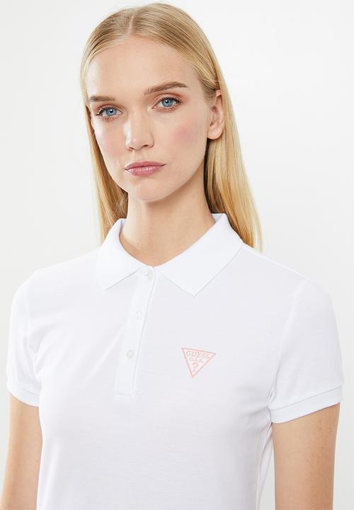 GUESS - Classic guess golfer - white