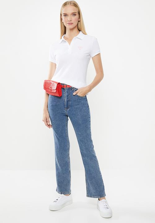 GUESS - Classic guess golfer - white