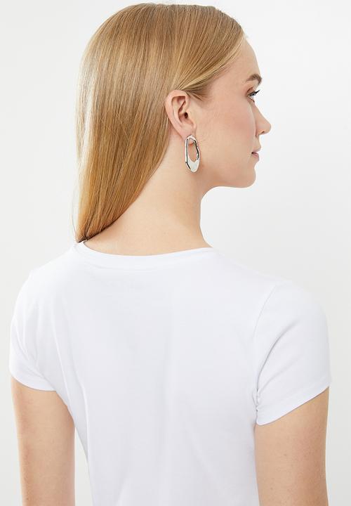 GUESS - Core triangle tee - white