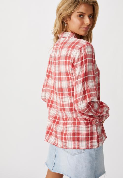 Cotton On - Everyday shirt  - red