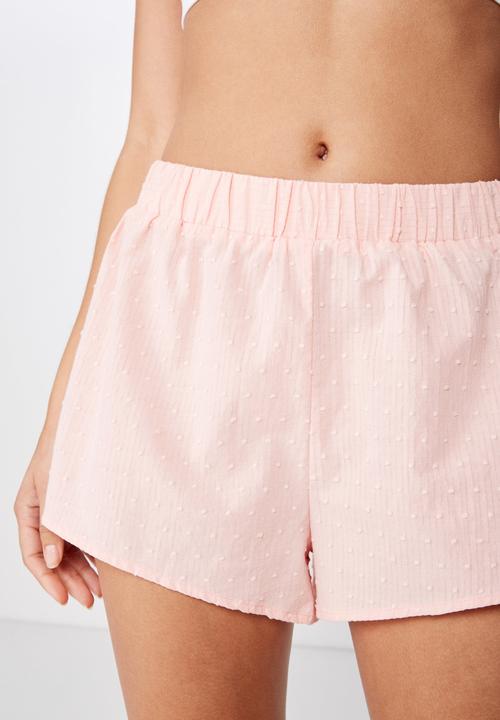 Cotton On - Sleep time boxer short  - pink