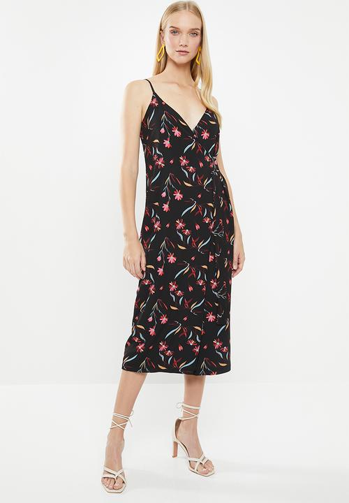 Superbalist - Wrap pencil dress - multi