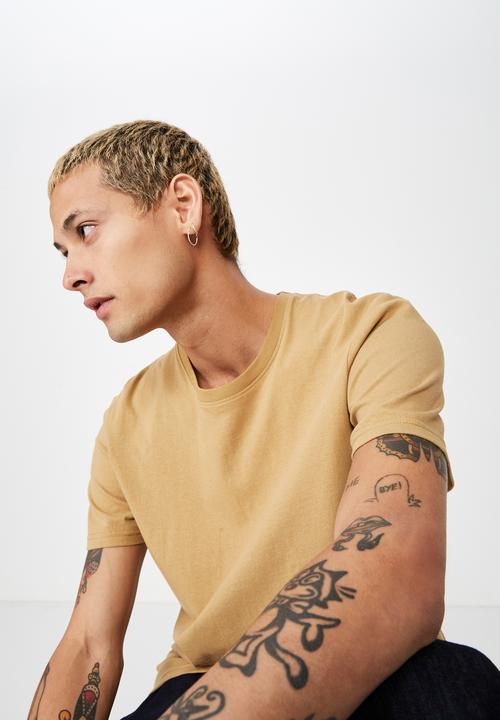 Cotton On - Essential crew tee - camel