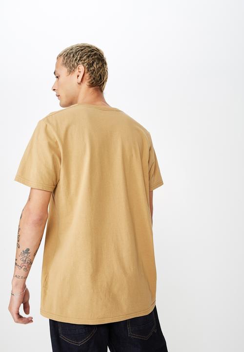 Cotton On - Essential crew tee - camel
