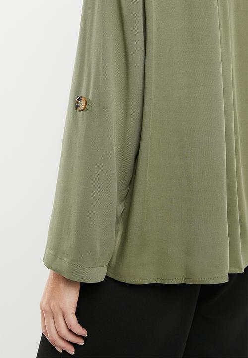 Superbalist - Notch neck shirt - khaki