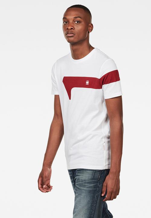 G-STAR - Graphic 13 slim short sleeve T-shirts - white