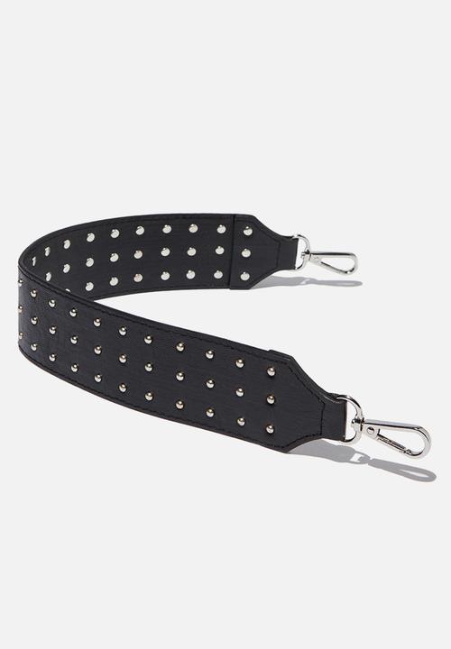 Cotton On - Rock it short bag strap - black studded