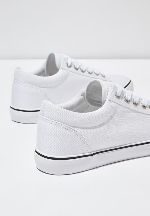 Cotton On - Joey toe cap low rise - white