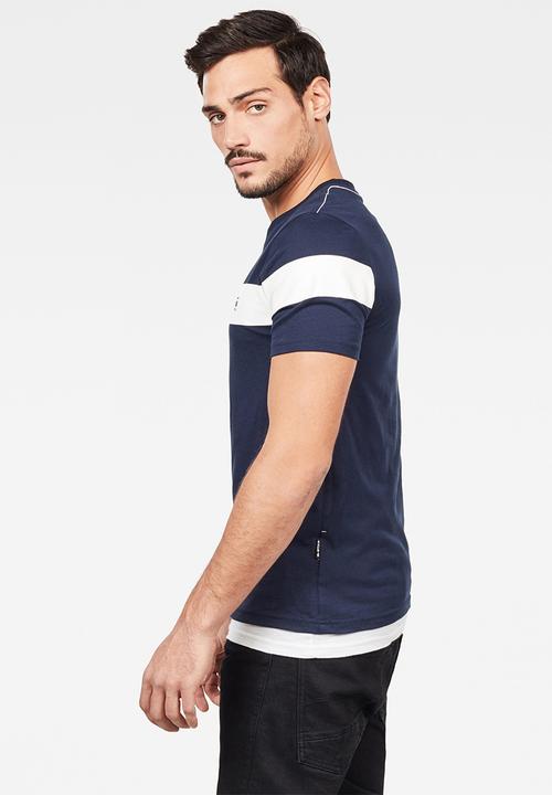 G-STAR - Graphic 13 slim short sleeve T-shirt - navy