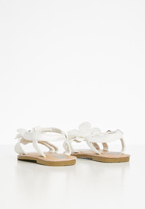 Pop Candy - Infants white sandals - white