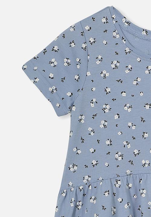 Cotton On - Freya short sleeve dress - blue