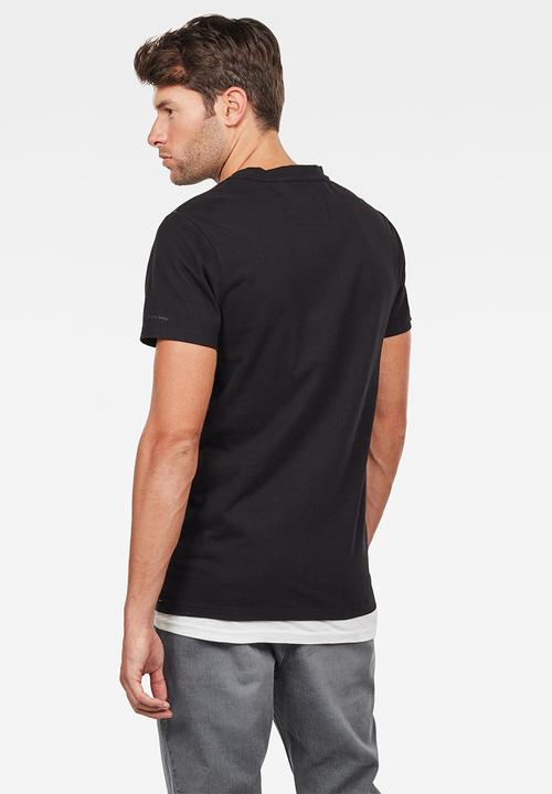 G-STAR - Graphic 2 short sleeve T-shirts - black