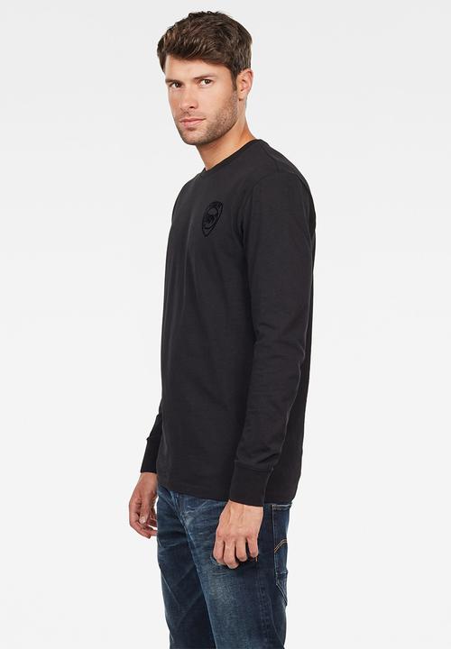 G-STAR - Graphic 10 long sleeve T-shirts - black