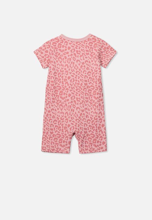 Cotton On - The short sleeve romper - pink