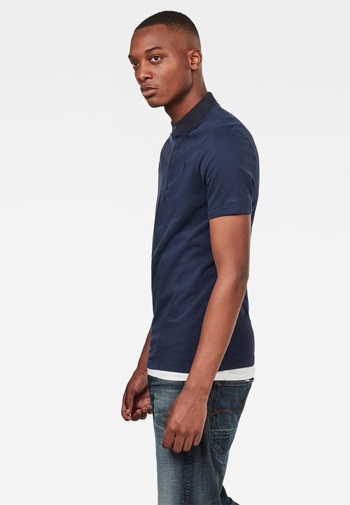 G-STAR - Volute slim polo - navy