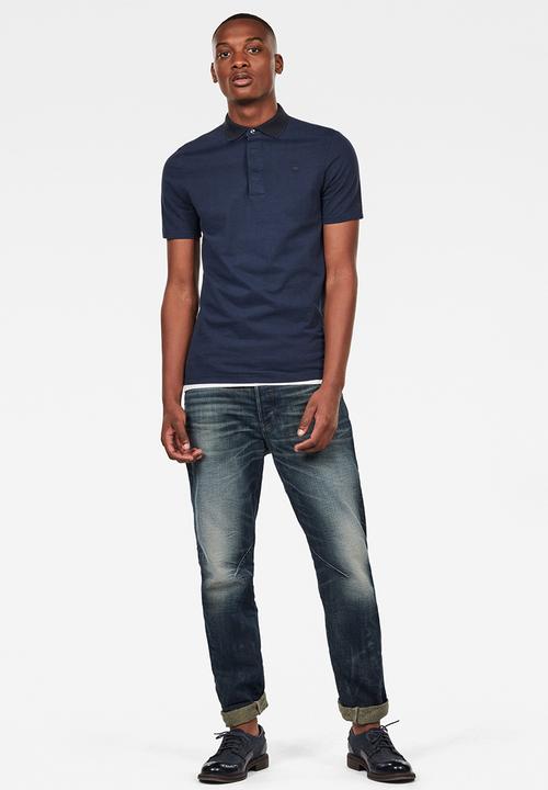 G-STAR - Volute slim polo - navy