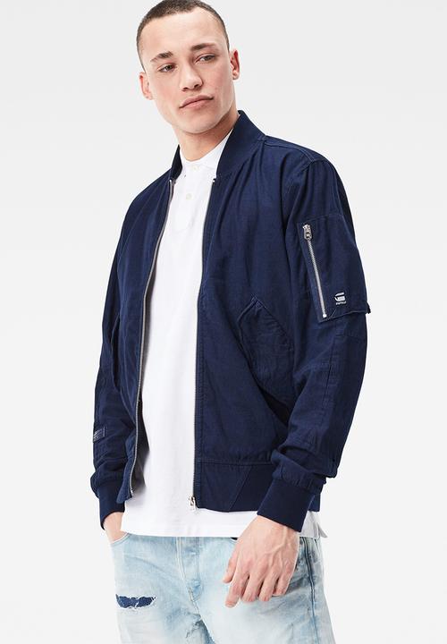 G-STAR - Rackam dc bomber niss chambray - navy