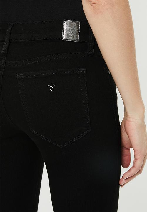 GUESS - Power skinny low jeans - black 