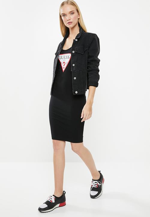 GUESS - Core triangle mila dress - black