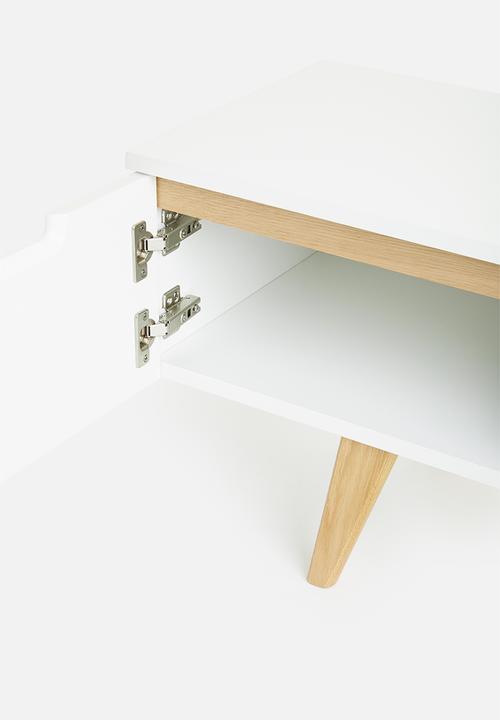 Basics - Hanson tv unit - white