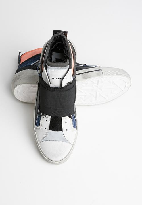 Diesel  - S-dese dec - sneaker mid - indigo / silver