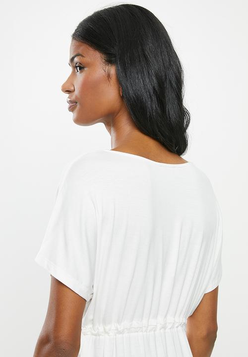 edit Maternity - Maternity Drawcord detail top - off white