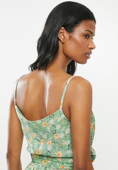 Superbalist - Tie front dress - green