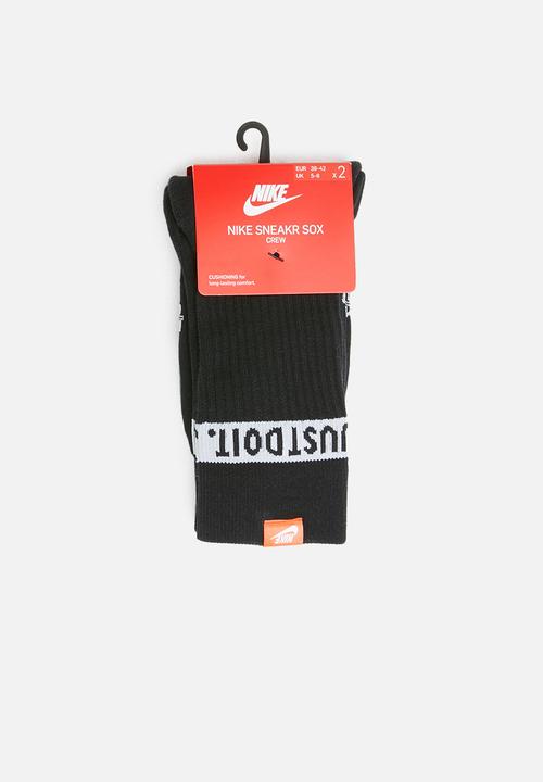Nike - Sneaker sox 2 pack socks - black