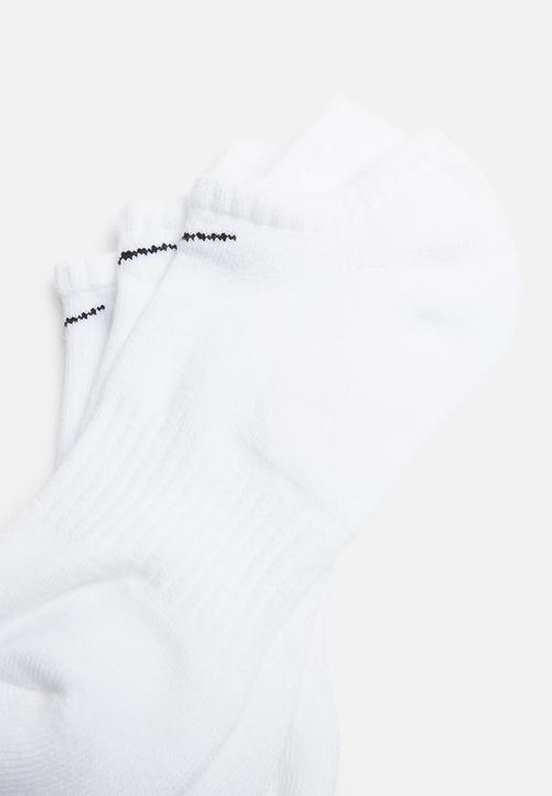Nike - Everyday cushion no show socks - white