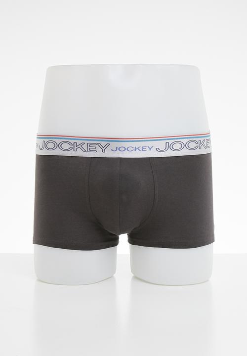 Jockey - 2 Pack new gen pouch trunks - blue & grey