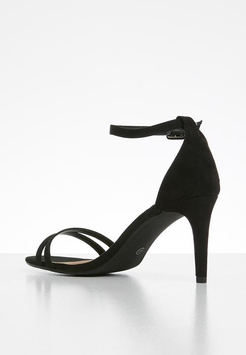 Cotton On - Shari double strap stiletto - black