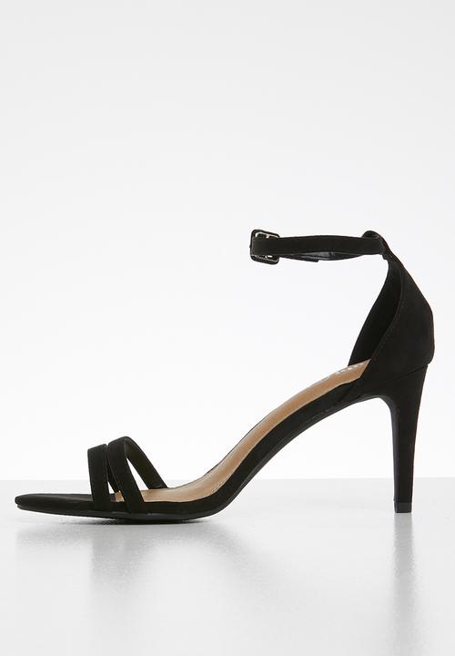 Cotton On - Shari double strap stiletto - black