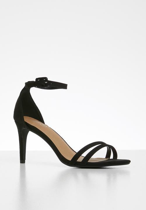 Cotton On - Shari double strap stiletto - black