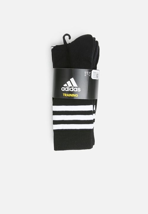adidas Performance - Cushion 3 pack socks - black