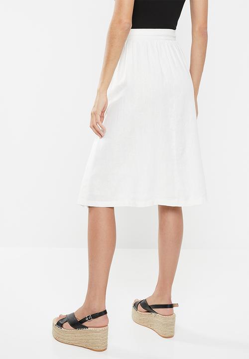 Jacqueline de Yong - Kalifa pocket skirt - white