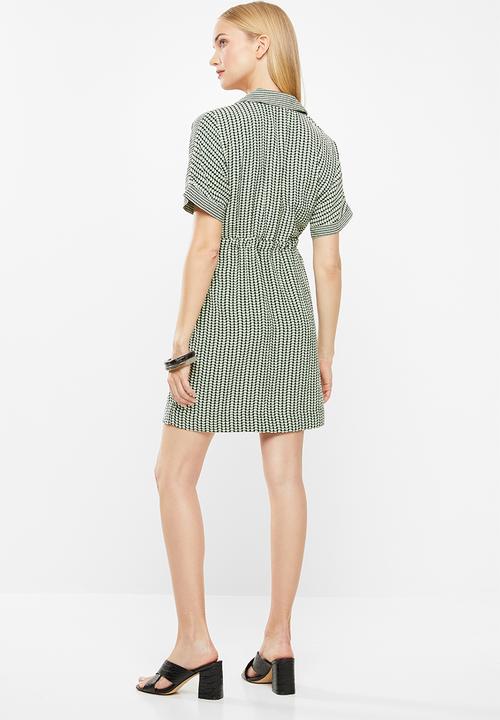 Vero Moda - Arie short wrap dress - multi
