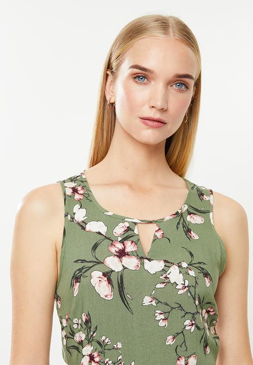 Vero Moda - Simply easy short dress - green