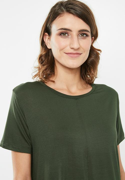 edit - High low tunic - khaki